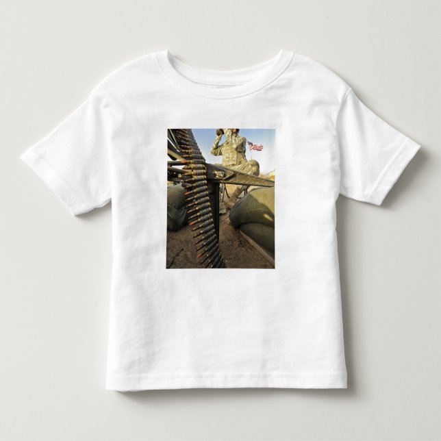 soldier scouts for enemy activity toddler t-shirt (Front)