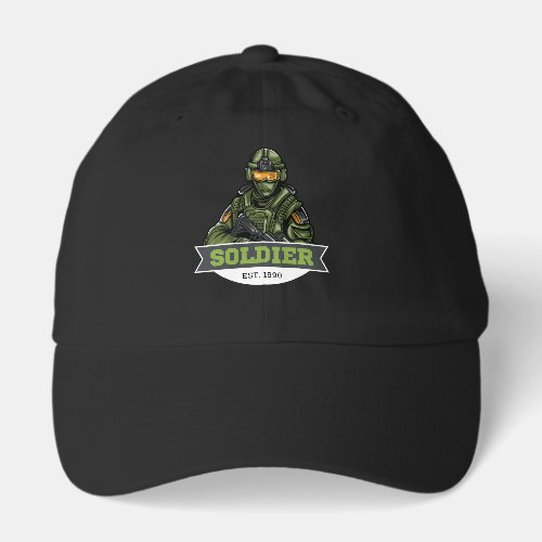 Soldier Tactical Logo – Military Emblem Design Hat