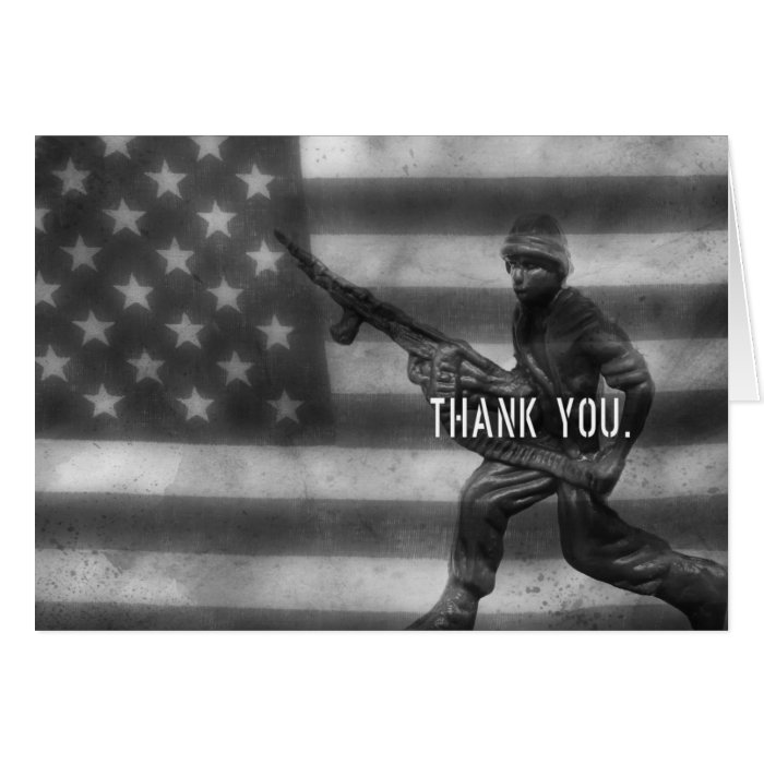 Soldier Thank You Card