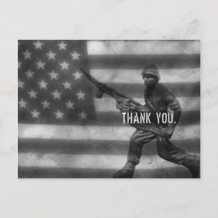 Soldier Thank You Postcard
