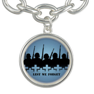 Soldier Tribute Bracelet Lest We Forget Jewelry