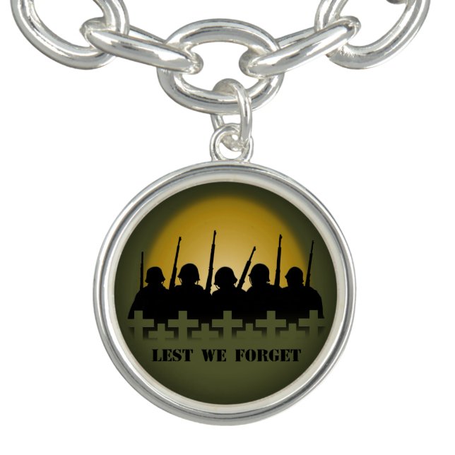 Soldier Tribute Bracelet Lest We Forget Jewelry (Design)