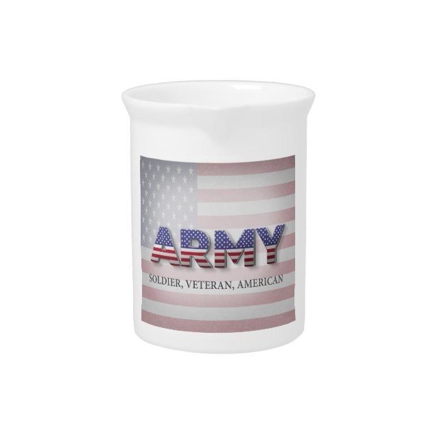 Soldier, Veteran, American Beverage Pitcher (Front)