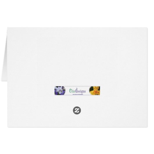 Soldier Welcome Home Card (Back Horizontal)