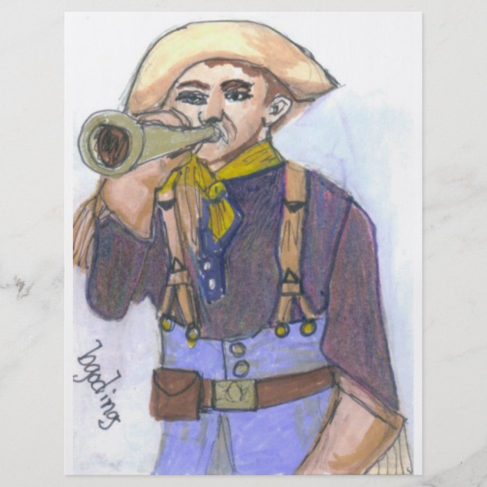 Soldier with Horn Full Color Flyer