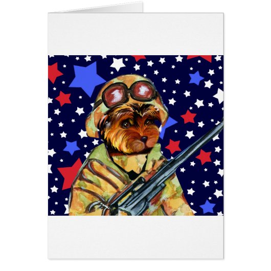 SOLDIER YORKIE POO CARDS (Front)