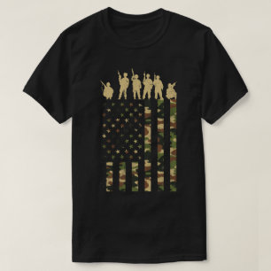 Soldiers American Military Flag T-Shirt