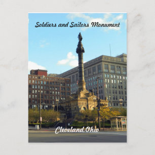 Soldiers and Sailors Cleveland Ohio Postcard