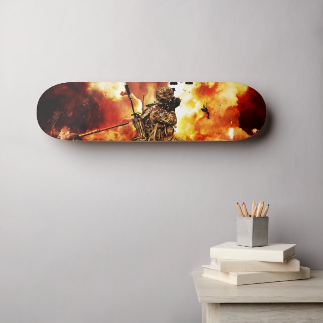 Soldiers at War Skate Deck or Wall Art (Wall Art (Horz))