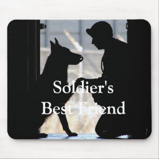 Soldier's Best Friend Mouse Pad