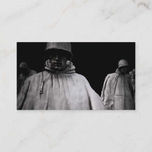 soldiers business card