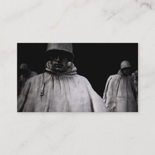 Customizable soldiers business cards