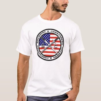 Soldiers & Commanders Logo T-shirt by s_and_c at Zazzle
