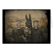 Soldiers Donkey and Gas Masks (Front Horizontal)