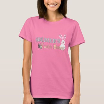 Soldier's Easter Bunny T-shirt by SimplyTheBestDesigns at Zazzle