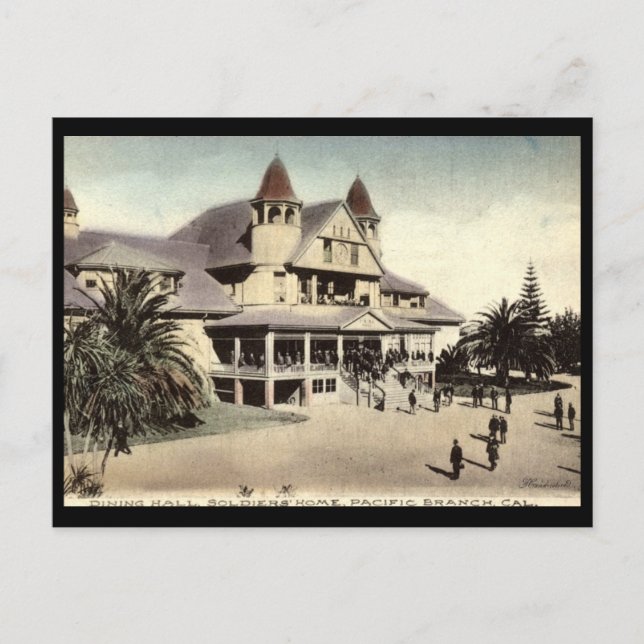 Soldiers Home, Los Angeles, California Vintage Postcard (Front)