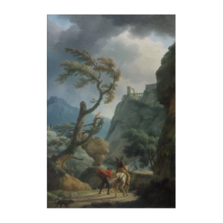 Soldiers in a Mountain Gorge (1789) Poster Acrylic Print