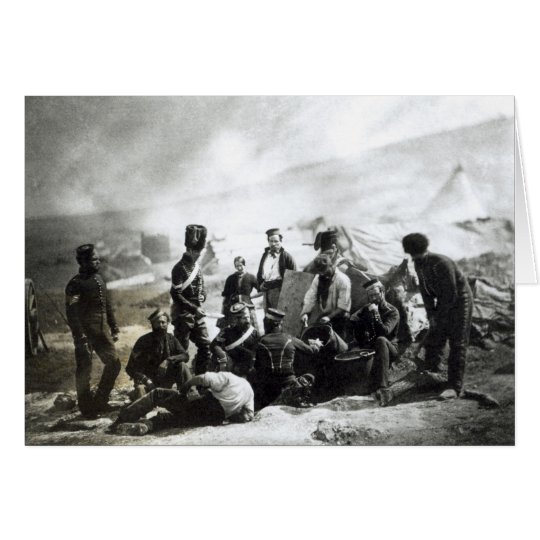 Soldiers in the Crimea, c.1855 Card