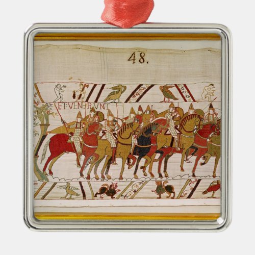 Soldiers leaving Hastings to do battle with Metal Ornament