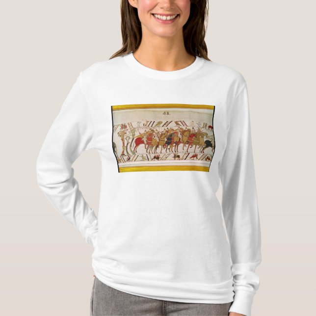 Soldiers leaving Hastings to do battle with T-Shirt (Front)