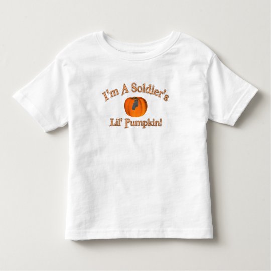 Soldier's Lil' Pumpkin Toddler T-shirt