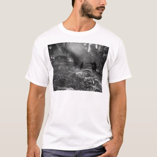 Soldiers on Bougainville in World War II T_Shirt