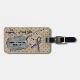 Soldier's Personalized Luggage Tag