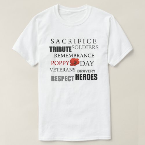 Soldiers Remembrance Day T_Shirts