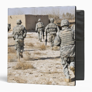 Soldiers respond to a small arms attack 3 ring binder