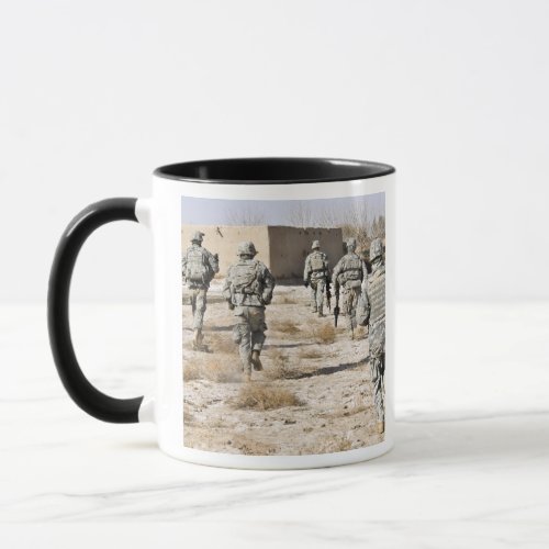 soldiers respond to a small arms attack mug