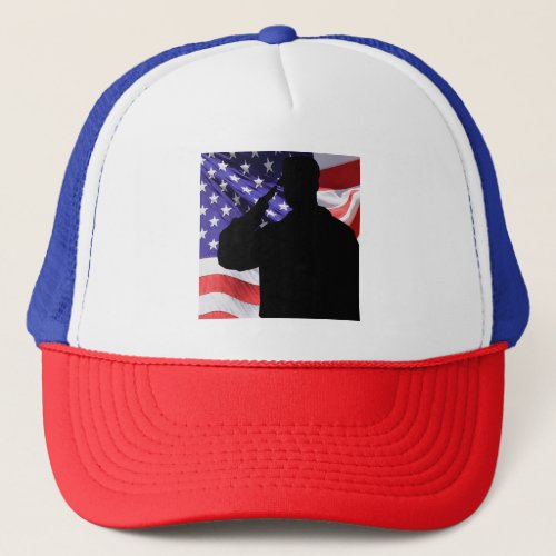 Soldiers Shadow Salute Trucker Hat