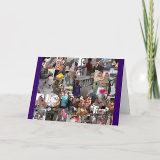 Soldiers Walkabouts with Beanies Card