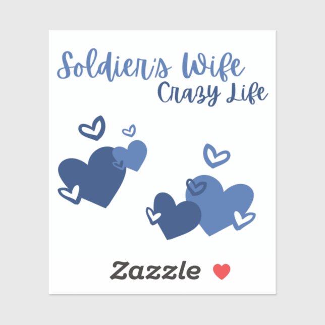 Soldier's Wife, Crazy Life Sticker  (Sheet)