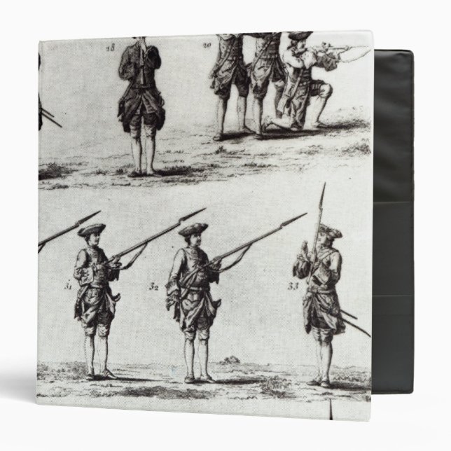 Soldiers with bayonets binder (Front/Inside)