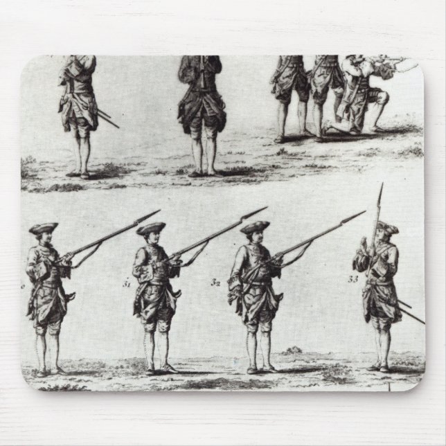 Soldiers with bayonets mouse pad (Front)