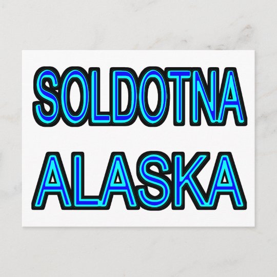 Soldotna Alaska Postcard