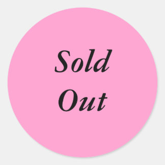 SoldOut Classic Round Sticker