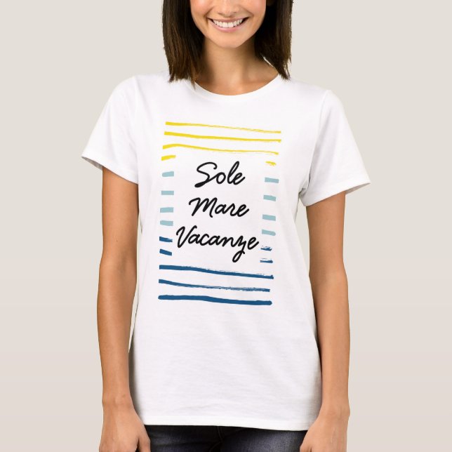 Sole Mare Vacanze T-Shirt (Front)