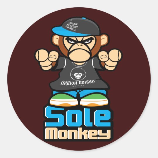 Sole Monkey Sticker