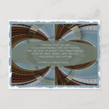 Sole Responsibility Postcard by sharpcreations at Zazzle