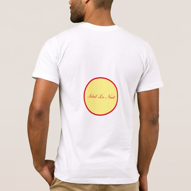 Soleil La Nuit Jersey Short Sleeve T-Shirt: Soft  T-Shirt (Back)