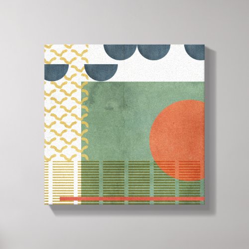 Soleil Rouge III Canvas Print