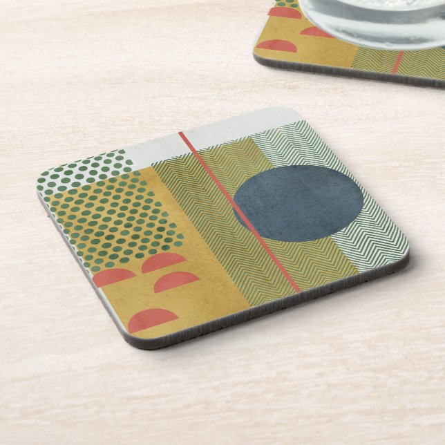 Soleil Rouge IV Beverage Coaster (Left Side)