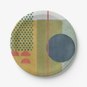 Soleil Rouge IV Paper Plates