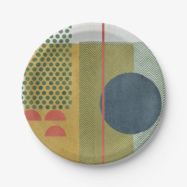 Soleil Rouge IV Paper Plates (Front)