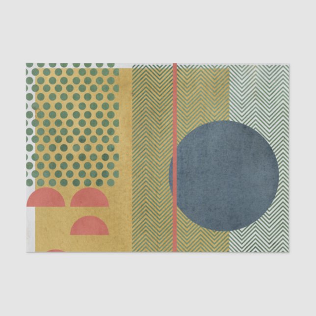 Soleil Rouge IV Tissue Paper (Front)