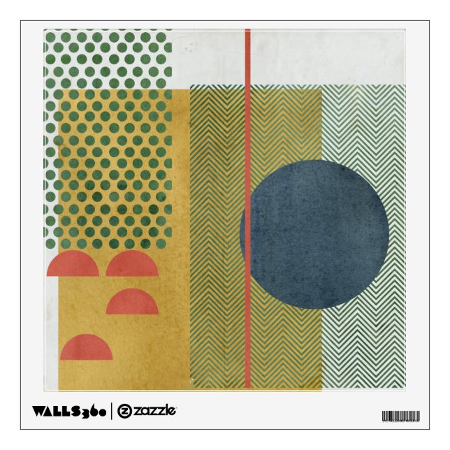 Soleil Rouge IV Wall Decal (Front)