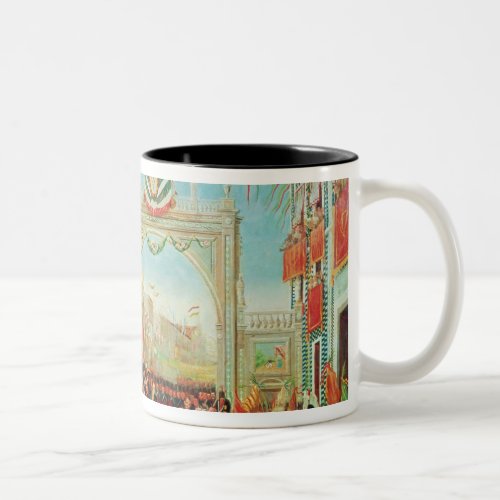 Solemn and Peaceful Entry of the Army Two_Tone Coffee Mug