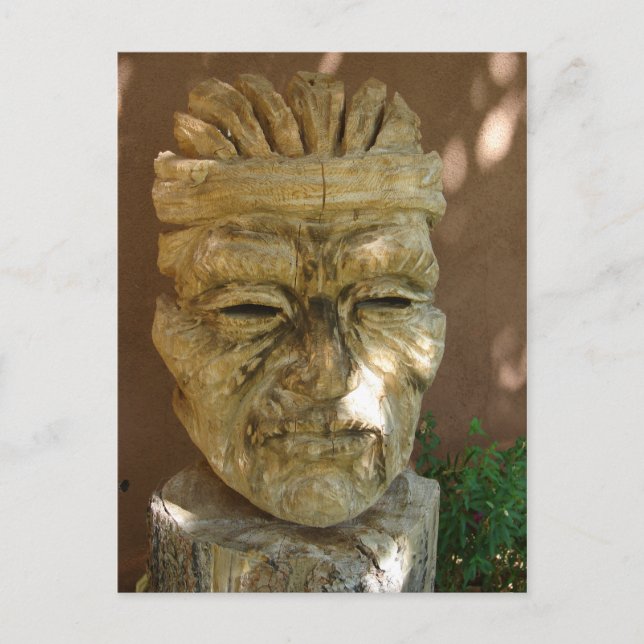 Solemn Face Postcard (Front)