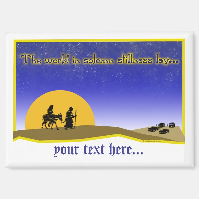 Solemn Stillness Postcard Magnet (Front)